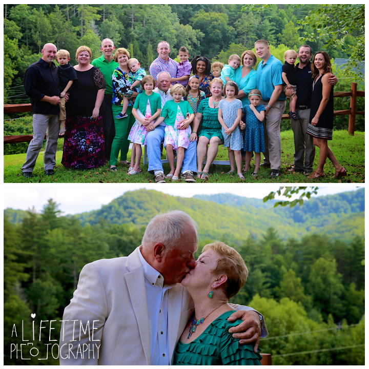 50th anniversary wedding photographer moose hollow lodge family reunion sevierville Pigeon Forge Knoxville Gatlinburg-1