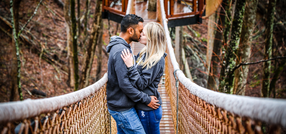 Euvy + Megan’s Secret Proposal | Anakeesta in the Smoky Mountains | Gatlinburg Photographer