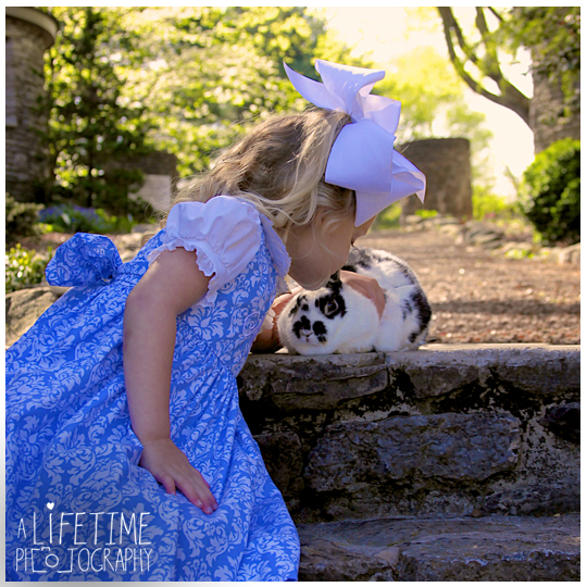Easter bunny pictures with a real rabbit in Knoxville tn botanical gardens photographer kids children Maryville Seymour Sevierville Pigeon Forge Gatlinburg Dandridge TN-2