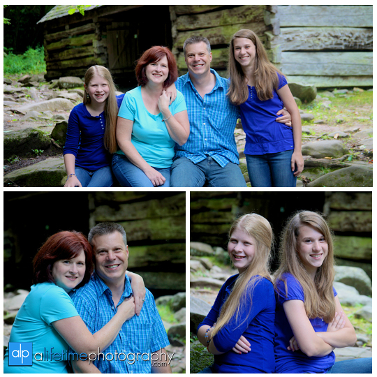 Family pictures in gatlinburg tn at ogle place cabin photographer nice family photography on vacation-1