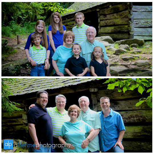 Family pictures in gatlinburg tn at ogle place cabin photographer nice family photography on vacation-5