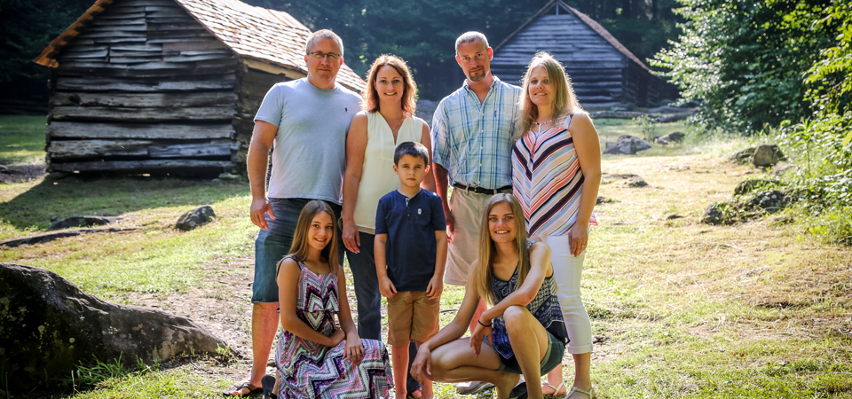 Family Photos in The Great Smoky Mountains.