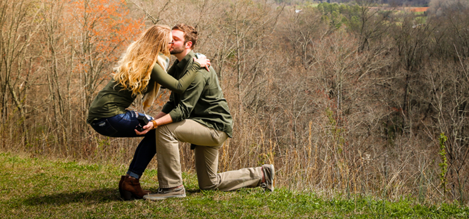 Taylor Proposes to Megan | Foothills Parkway Photographer