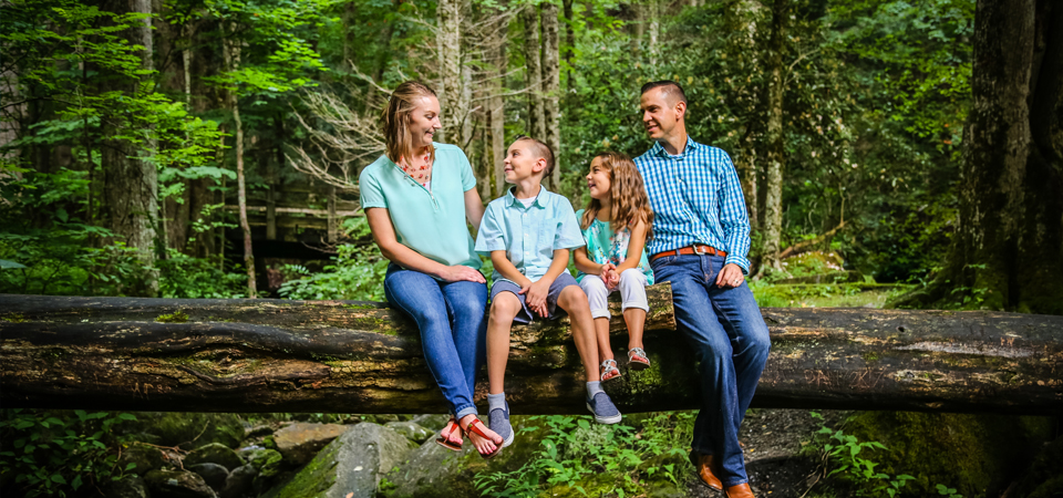 The Solwick Family | Chimney Tops Picnic Area | Gatlinburg, TN Photographer
