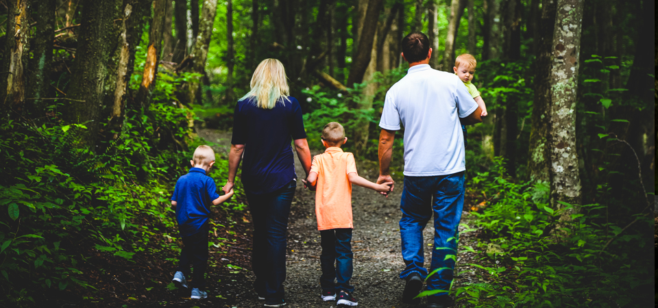 The Laws Family | Roaring Fork Motor Nature Trail | Smoky Mountain National Park Photographer