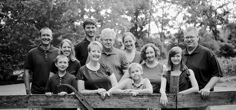 The Adams Family | Emerts Cove Covered Bridge | Pittman Center, TN Photographer