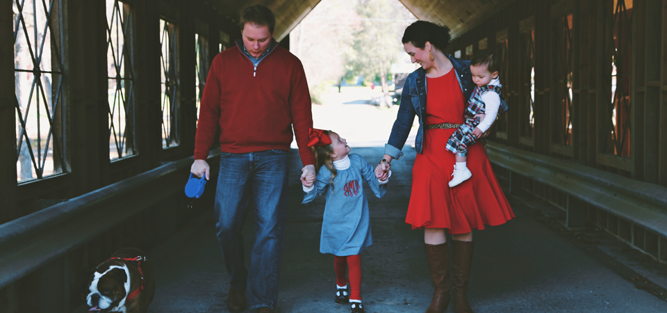 The Morris Family | Emerts Cove Covered Bridge | Gatlinburg, TN Photographer