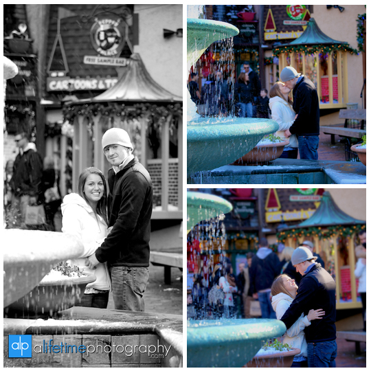 Space needle marriage proposal engagement in Gatlinburg TN photographer Pigeon Forge idea-9