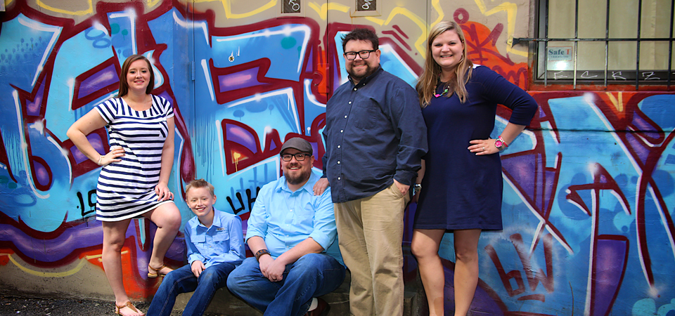 The Matthews Family | Market Square | Downtown Knoxville, TN Photographer